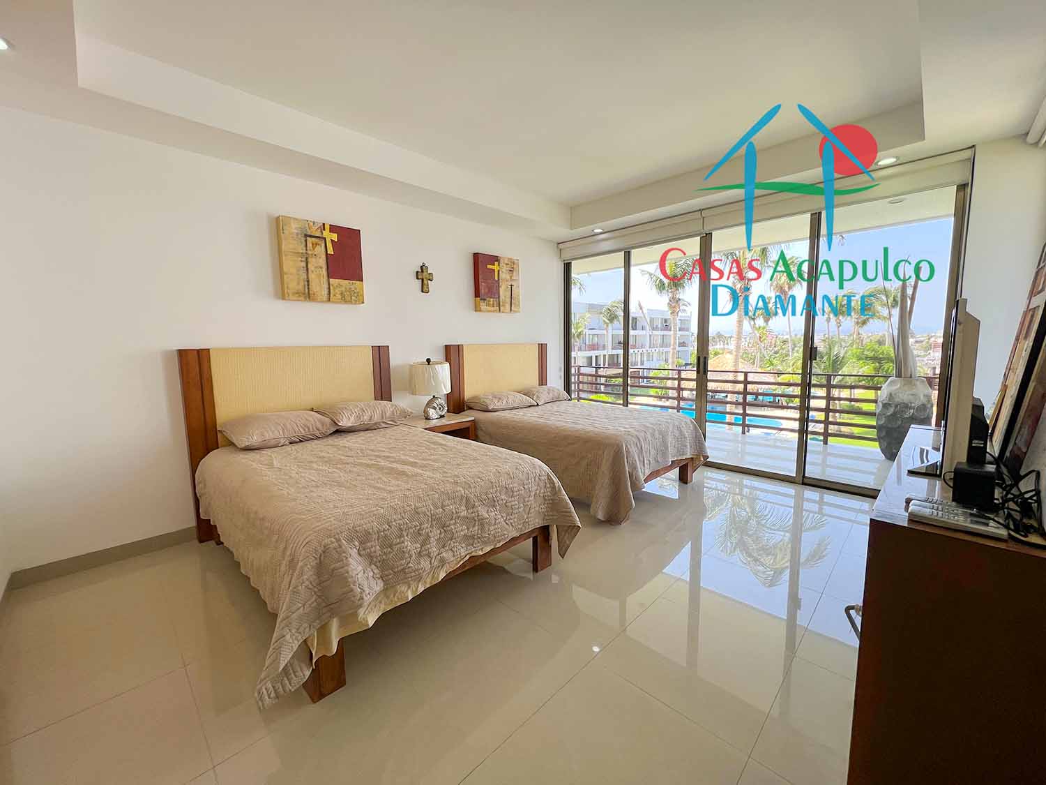 Solar Villas Resort 3 201 - Recámara uno 3